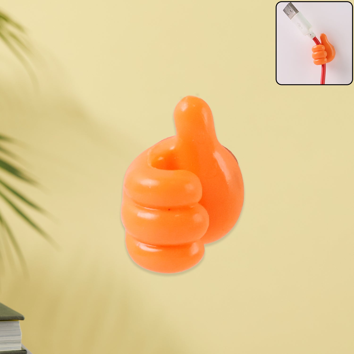 Orange Multifunctional Multi functional Hand Shape Wall Clip Hanger Keys Cable Holder Orange Multifunctional Multi functional Hand Shape Wall Clip Hanger Keys Cable Holder